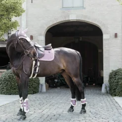 Guêtres Ouvertes*Kentucky Horsewear - Guêtres ouvertes mouton vegan Bamboo Elastic vieux x2 Rose