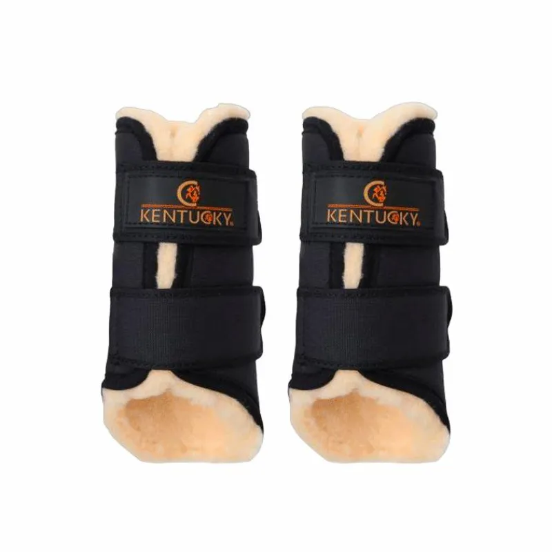 Guêtres Fermées*Kentucky Horsewear - Guêtres cheval Solimbra antérieurs x2 Noir