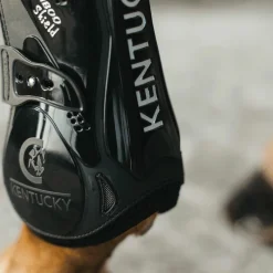 Guêtres Ouvertes*Kentucky Horsewear - Guêtres ouvertes Bamboo Elastic x2 Noir