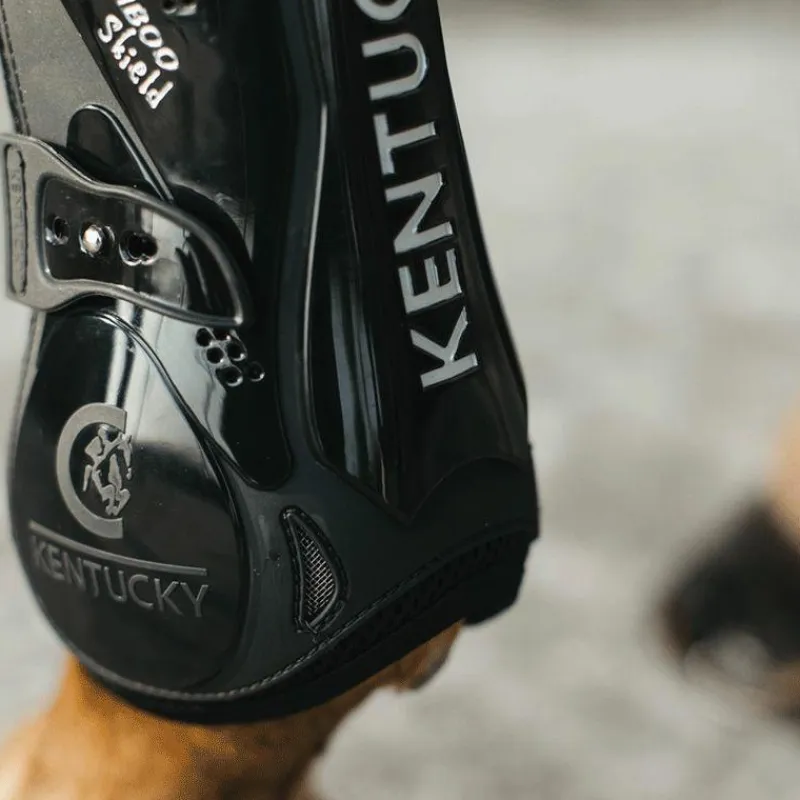 Guêtres Ouvertes*Kentucky Horsewear - Guêtres ouvertes Bamboo Elastic x2 Noir