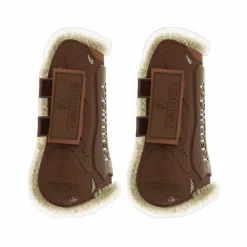 Clearance - Guêtres ouvertes velcro mouton vegan x2 Guêtres Ouvertes