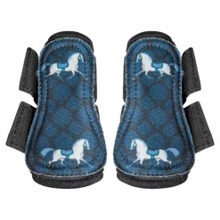 Collection "Minis" Kentucky|Guêtres Fermées*Kentucky Horsewear - Guêtres antérieurs motif cheval Sammy Collection Noir