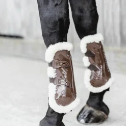 Clearance - Guêtres ouvertes mouton vegan Bamboo Elastic x2 Guêtres Ouvertes