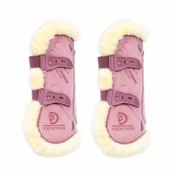 New - Guêtres ouvertes mouton vegan Bamboo Elastic Velvet vieux x2 Guêtres Ouvertes