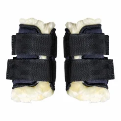 Collection "Minis" Kentucky|Guêtres Fermées*Kentucky Horsewear - Guêtres mouton antérieurs motif cheval Sammy Collection Noir