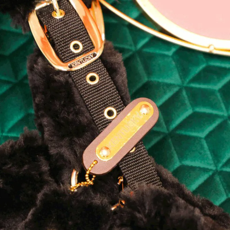 Collection "Minis" Kentucky|Licols Poneys*Kentucky Horsewear - Licol de transport mouton Noir