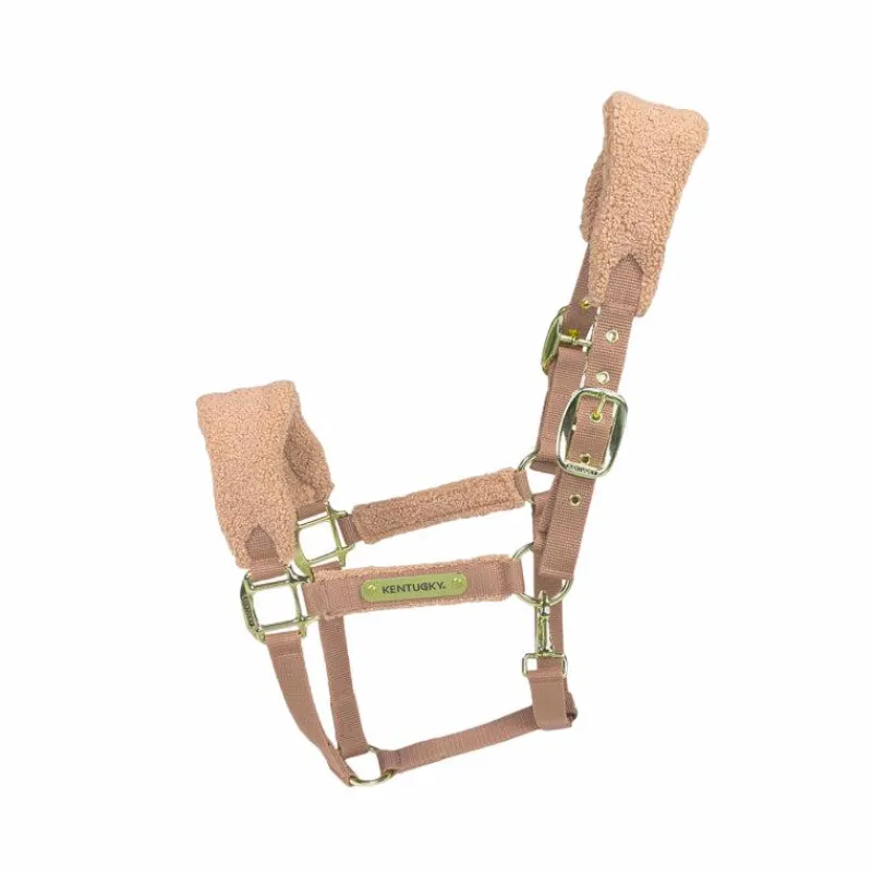 Collection "Minis" Kentucky|Licols Poneys*Kentucky Horsewear - Licol polaire Teddy Beige