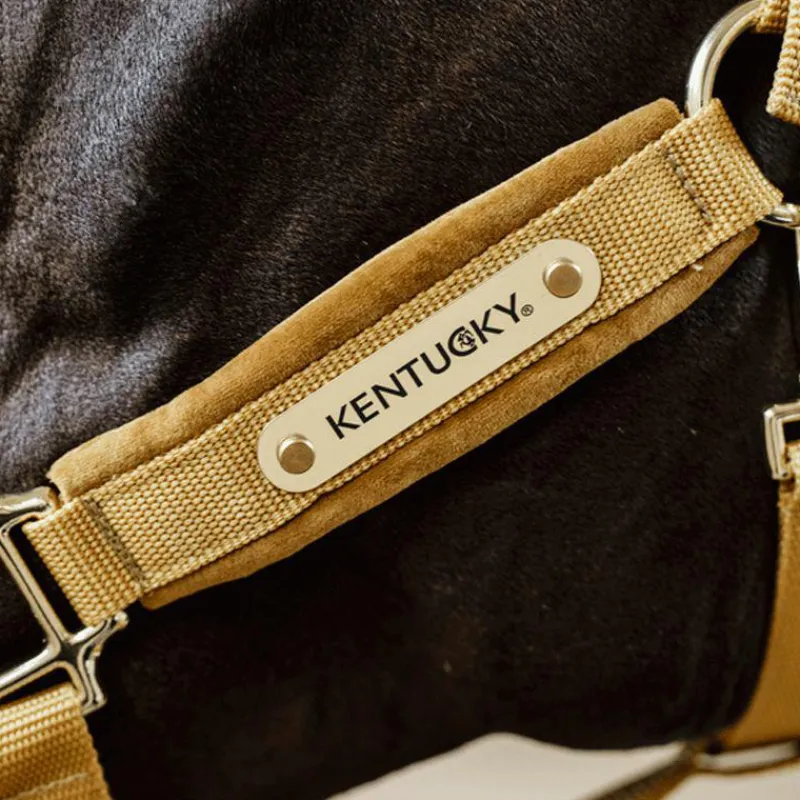 Licols En Nylon*Kentucky Horsewear - Licol Velvet moutarde