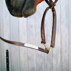 Élevage|Longes De Présentation*Kentucky Horsewear - Longe de présentation recouverte de cuir Marron