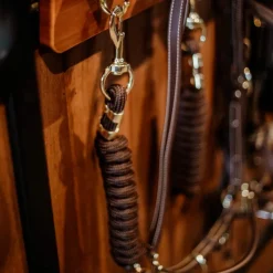 Longes Classiques*Kentucky Horsewear - Longe nylon 2m Chocolat Marron