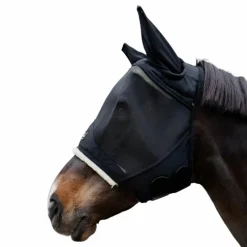 Collection "Minis" Kentucky|Masques Anti-Mouches Poneys*Kentucky Horsewear - Masque anti-mouches Friendly avec oreilles Noir