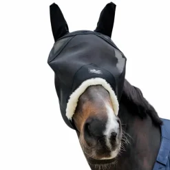 Collection "Minis" Kentucky|Masques Anti-Mouches Poneys*Kentucky Horsewear - Masque anti-mouches Friendly avec oreilles Noir