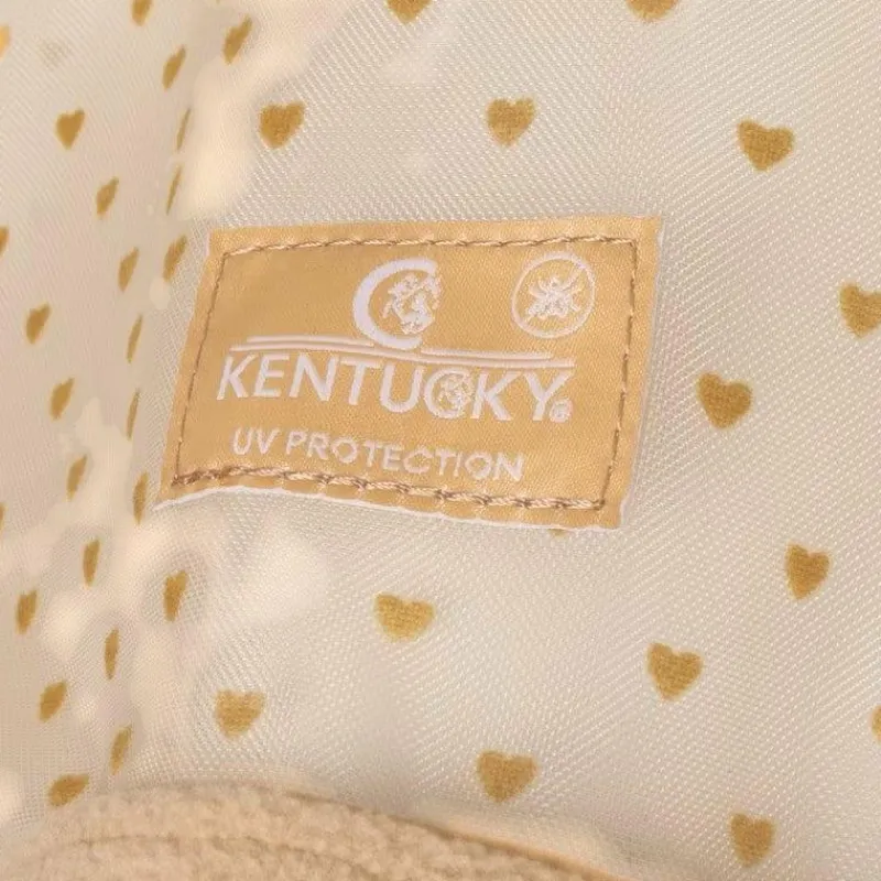 Masques Anti-Mouches|Masques Anti-Mouches*Kentucky Horsewear - Masque anti-mouches Heart avec oreilles et nez Beige