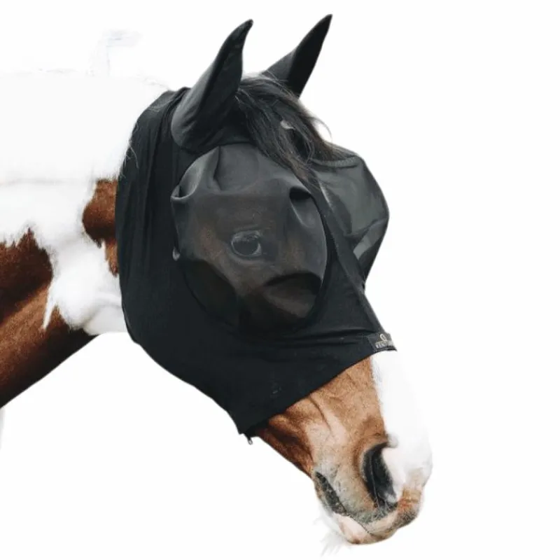 Masques Anti-Mouches|Masques Anti-Mouches*Kentucky Horsewear - Masque anti-mouches Slim Fit Noir