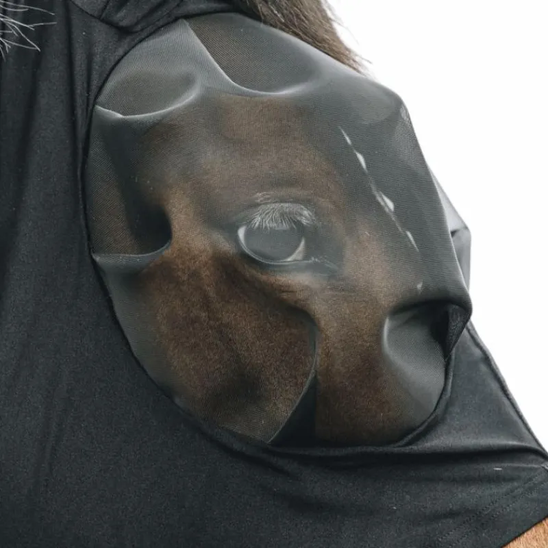 Masques Anti-Mouches|Masques Anti-Mouches*Kentucky Horsewear - Masque anti-mouches Slim Fit Noir