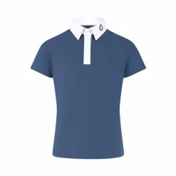Polos Et Chemises*Kentucky Horsewear - Polo de concours Osaka Kids garçon manches courtes Marine
