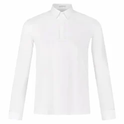 Polos Et Chemises|Polos Et Chemises*Kentucky Horsewear - Polo de concours manches longues homme Classic Blanc
