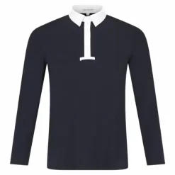 Polos Et Chemises|Polos Et Chemises*Kentucky Horsewear - Polo de concours manches longues homme Classic Marine