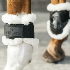 Protège-Boulets*Kentucky Horsewear - Protège-boulets jeunes chevaux mouton vegan Noir