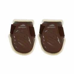 Protège-Boulets*Kentucky Horsewear - Protège-boulets jeunes chevaux mouton vegan Marron