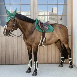 Protège-Boulets*Kentucky Horsewear - Protège-boulets jeunes chevaux mouton vegan Velvet foncé Vert