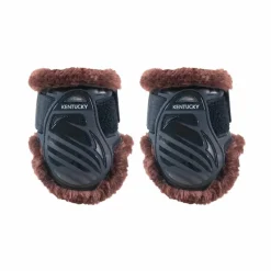 - Protège-boulets jeunes chevaux mouton vegan mouton marron Collection "Minis" Kentucky|Protège-Boulets