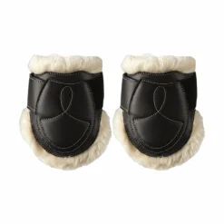 Collection "Minis" Kentucky|Protège-Boulets*Kentucky Horsewear - Protège-boulets cuir mouton Noir