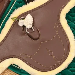 Concours Complet D'Equitation|Bavettes*Kentucky Horsewear - Sangle bavette mouton Marron