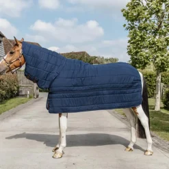 Couvertures Et Chemises*Kentucky Horsewear - Sous-couverture Skin friendly avec couvre-cou 150g Marine