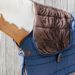 Couvertures Et Chemises*Kentucky Horsewear - Sous-couverture Skin friendly avec couvre-cou 150g Marine