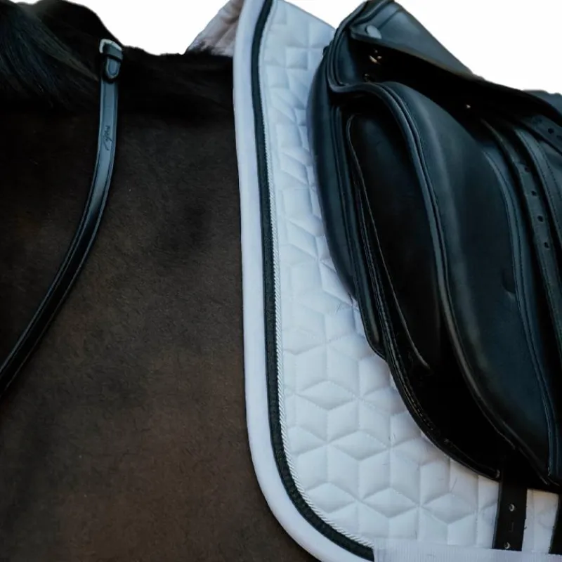 Dressage|Tapis De Dressage*Kentucky Horsewear - Tapis de dressage Glitter Rope et noir Blanc