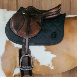 Tapis Cso/ Mixtes|Tapis De Selle*Kentucky Horsewear - Tapis de selle Wave jumping 3D logo Noir