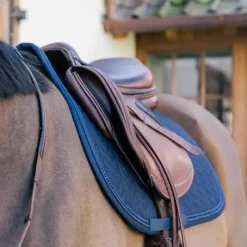 Tapis Cso/ Mixtes|Tapis De Selle*Kentucky Horsewear - Tapis de selle Metal Chain Marine