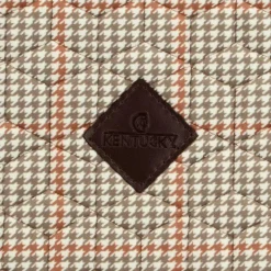 Tapis Cso/ Mixtes|Tapis De Selle*Kentucky Horsewear - Tapis de selle Pied de Poule Beige