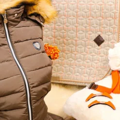 Tapis Cso/ Mixtes|Tapis De Selle*Kentucky Horsewear - Tapis de selle Pied de Poule Beige