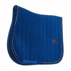 Tapis Cso/ Mixtes|Tapis De Selle*Kentucky Horsewear - Tapis de selle Velvet Pearls jumping Marine