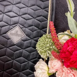 Tapis De Selle|Tapis Cso/ Mixtes*Kentucky Horsewear - Tapis de selle Basic Velvet jumping Noir