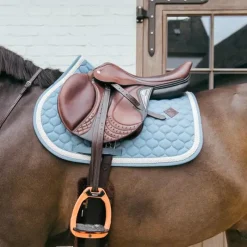 Tapis Cso/ Mixtes|Tapis De Selle*Kentucky Horsewear - Tapis de selle Plaited Cord ciel Bleu