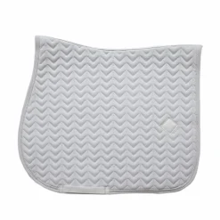 Tapis Cso/ Mixtes|Tapis De Selle*Kentucky Horsewear - Tapis de selle Fishbone Blanc