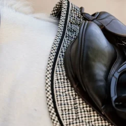 Online - Tapis de selle Pied de Poule brun Tapis De Selle|Tapis Cso/ Mixtes