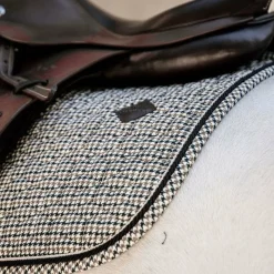 Online - Tapis de selle Pied de Poule brun Tapis De Selle|Tapis Cso/ Mixtes