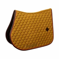 Tapis Cso/ Mixtes|Tapis De Selle*Kentucky Horsewear - Tapis de selle Onion Quilt Leather Neon kaki Vert