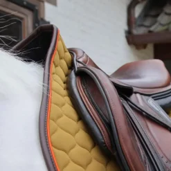 Tapis Cso/ Mixtes|Tapis De Selle*Kentucky Horsewear - Tapis de selle Onion Quilt Leather Neon kaki Vert