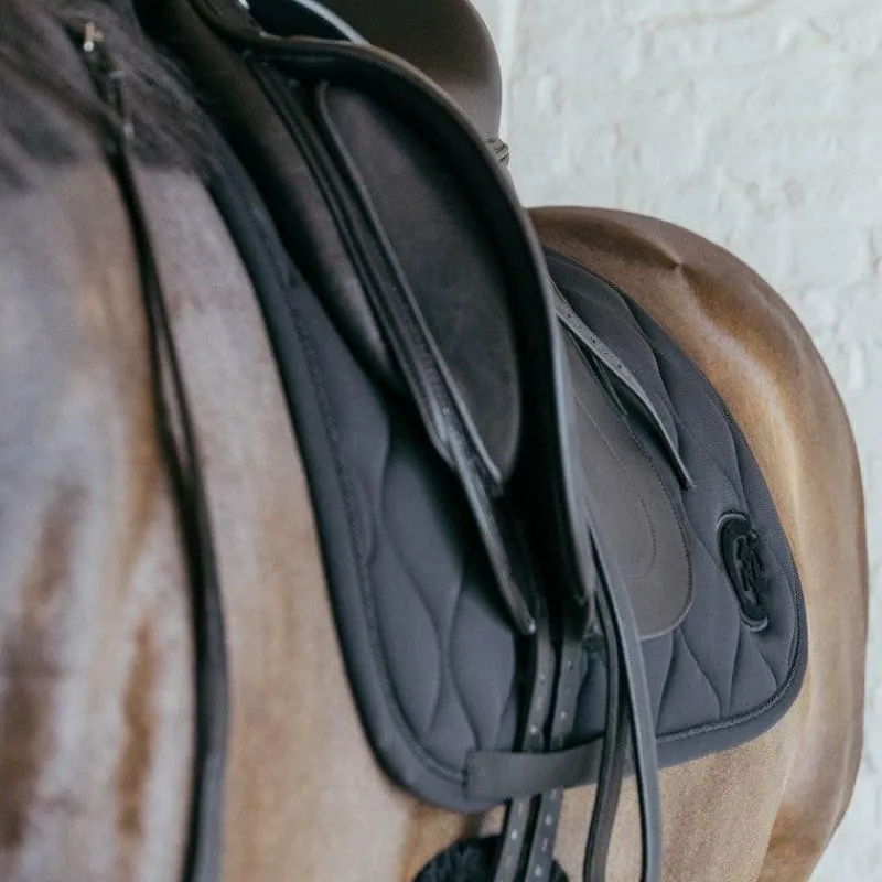 Dressage|Tapis De Dressage*Kentucky Horsewear - Tapis de dressage Wave 3D logo Noir