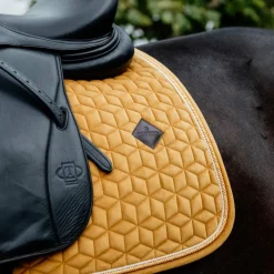 Dressage|Tapis De Dressage*Kentucky Horsewear - Tapis de dressage Velvet Moutarde Jaune