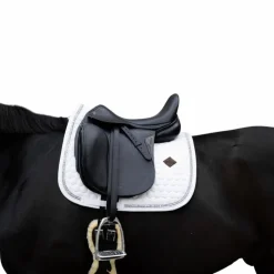 Dressage|Tapis De Dressage*Kentucky Horsewear - Tapis de dressage Glitter Band / argent Blanc