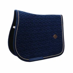 Tapis De Selle|Tapis Cso/ Mixtes*Kentucky Horsewear - Tapis de selle Basic Velvet jumping Marine