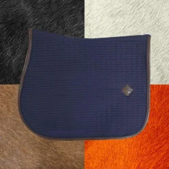 New - Tapis de selle color edition cuir marine pour minis Collection "Minis" Kentucky|Tapis De Selle Poneys