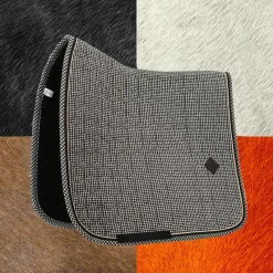 Dressage|Tapis De Dressage*Kentucky Horsewear - Tapis de dressage Pied de Poule Noir