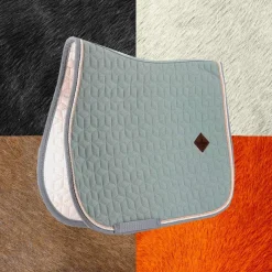 Tapis Cso/ Mixtes|Tapis De Selle*Kentucky Horsewear - Tapis de selle Laine bleu clair BleuVarianteCheval/ Poney D / Bleu - 79,99€